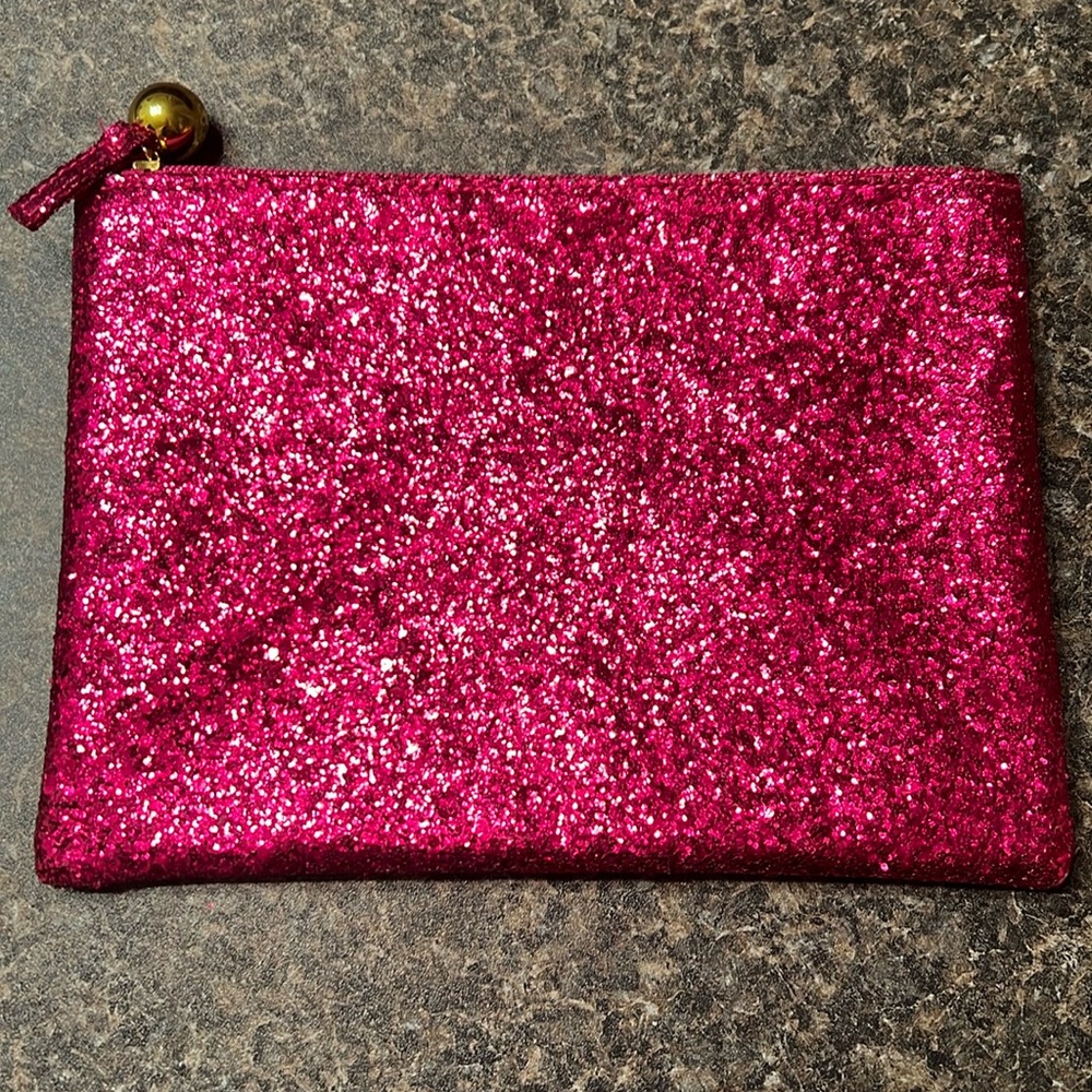 Hot Pink Sequin Too Faced Clutch